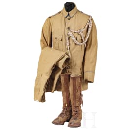 Uniform für Angehörige der Schutztruppe, um 1900