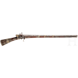 An Ottoman miquelet rifle (tüfek), mid 19th century