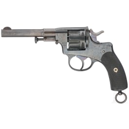 A Belgian Nagant Mod. 1883 commercial revolver, circa 1885
