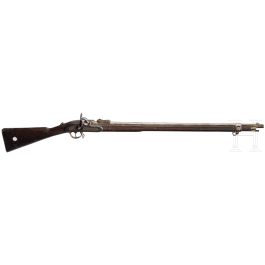A percussion rifle by Westley Richards, "monkey tail", Portuguese contract, Great Britain, dated 1867