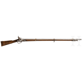 A Russian flintlock rifle from Tula, dated 1839