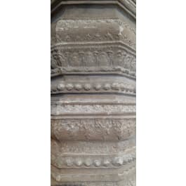 A Cambodian Khmer palace column, 11th century
