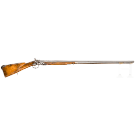 A German flintlock rifle, circa 1700