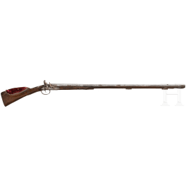 A silver-wire decorated flintlock shotgun for ladies, Germain, Paris, circa 1720