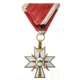 Orden der Krone König Zvonimirs - Kreuz 3. Klasse mit Schwertern