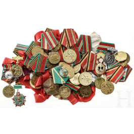Approx. 45 awards/badges, mainly USSR