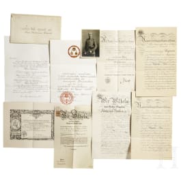 Urkunden eines preußischen Majors