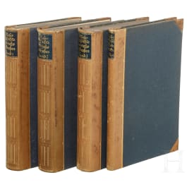 Reinhold Kofer - "Geschichte Friedrichs des Gro&szlig;en", mit Exlibris, Band 1-4,
