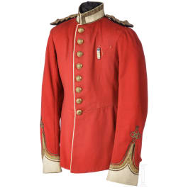 Waffenrock für einen Lieutenant im Bedfordshire Regiment, um 1900