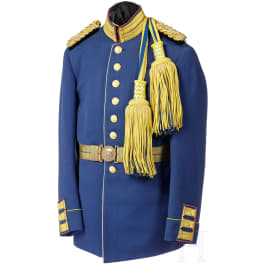 A tunic for a Lieutenant-Colonel with belt and parade sash, 20th century