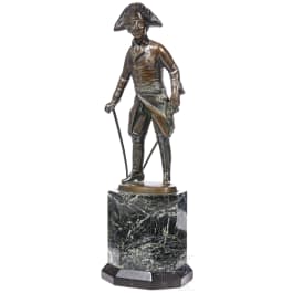 Friedrich der Große - Statuette von Prof. Otto Poertzel (1876 - 1963)