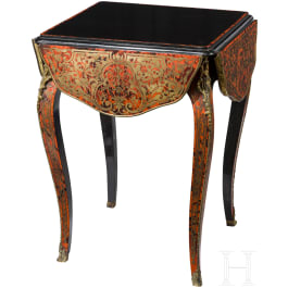 A French Boulle folding table, 2nd half of the 19th century