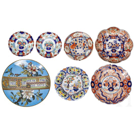 A collection of Chinese and European plates, 19th/20th century