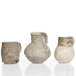 Two Near Eastern jugs and a beaker, 2nd millennium B.C.
