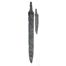 A Merovingian seax with additional blade, 6th century