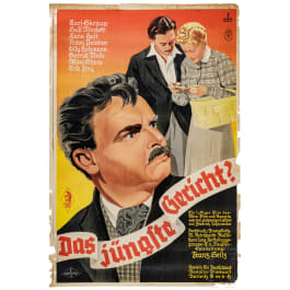Willi Engelhardt - seltenes Filmplakat für "Das jüngste Gericht", 1940