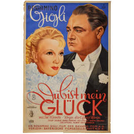 Willi Engelhardt - a movie poster "Du bist mein Glück", 1936