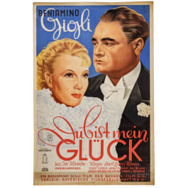 Willi Engelhardt - a movie poster "Du bist mein Glück", 1936