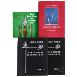 Four books on Prussian and Saxonian military edged weapon