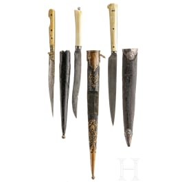 Three Ottoman knives, 19th century