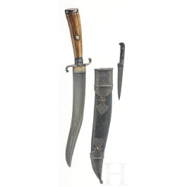 An Indian hunting knife, 19th century