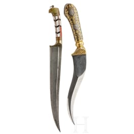 Two Indian knives, 20th century