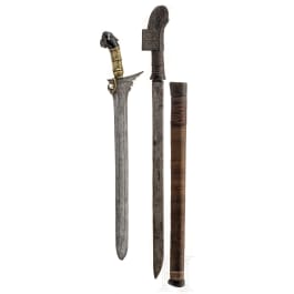 An Indonesian Batak sword and kris, 19th - 20th century