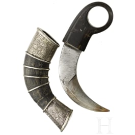 A Sumatran Korambi knife, circa 1900