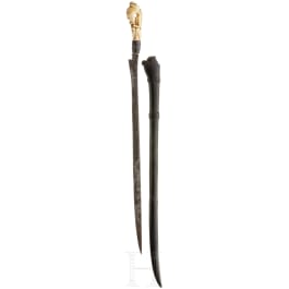 A South East Asian "long knive" (one handed sword), circa 1900