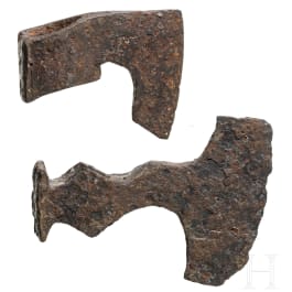 Two Central European axeheads, 11th/13th century