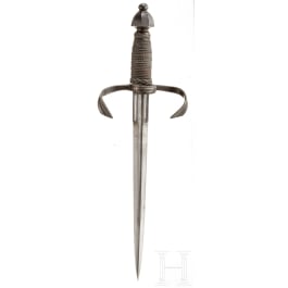 A Saxon left-hand dagger, collector's replica in the style of circa 1600, circa 1900