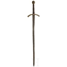 Ritterschwert, Sammleranfertigung unter Verwendung einer älteren Klinge