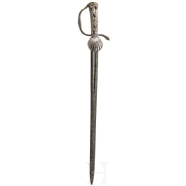 A German hunting hanger, 18th century