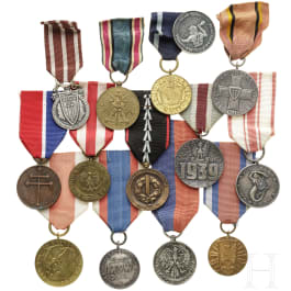 14 medals, 20th century