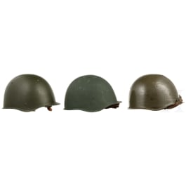 Vier Stahlhelme und eine Panzerhaube, Sowjetunion und Tschechoslowakei