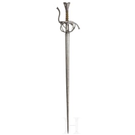 A South German fishtail sword, circa 1600