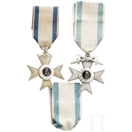 Zwei Militärverdienstkreuze 2. Klasse