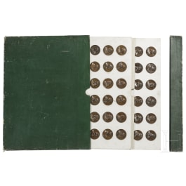 Sammlung von 72 Medaillen französischer Könige, 1830er Jahre