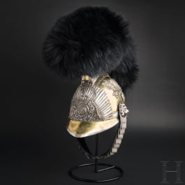 A helmet for officers of the Hanoverian Garde du Corps Regiment, circa 1818 - 1820
