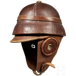 A helmet "Roold" for aeroplane pilots, circa 1916/17