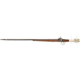 A French poacher's percussion shotgun, circa 1860