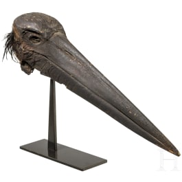 A mummified head of a stork, Late Period, 664 - 332 B.C.