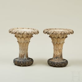 Ein Paar Terrakotta-Vasen, wohl Berlin, 1. Hälfte 19. Jhdt.