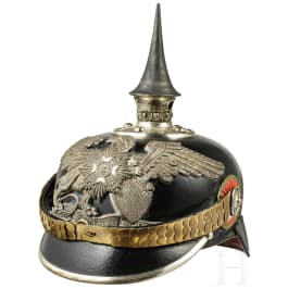 A helmet for an ensign in the 1st Baden Leib Grenadier Regiment No. 109, circa 1900