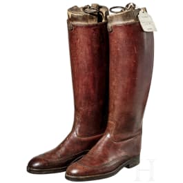 Ein Paar Stiefel für Offiziere der Husaren, 19. Jhdt.