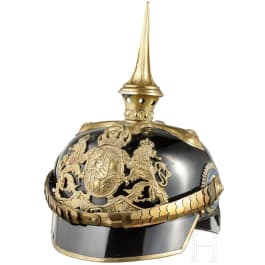Helm M 1886 für Offiziere, mit Aluminiumglocke