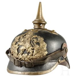 Helm für Mannschaften im 3. Großherzoglich-Hessischen Infanterie-Leibregiment Nr. 117, um 1905