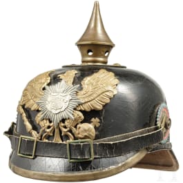 Helm für Mannschaften im Oldenburgischen Infanterie-Regiment Nr. 91, um 1900