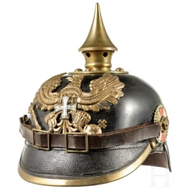 Helm M 1895 für Mannschaften im Infanterie-Regiment "Hamburg" (2. Hanseatisches) Nr. 76