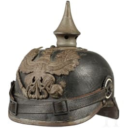 Helm für Mannschaften der Linieninfanterie, datiert 1905